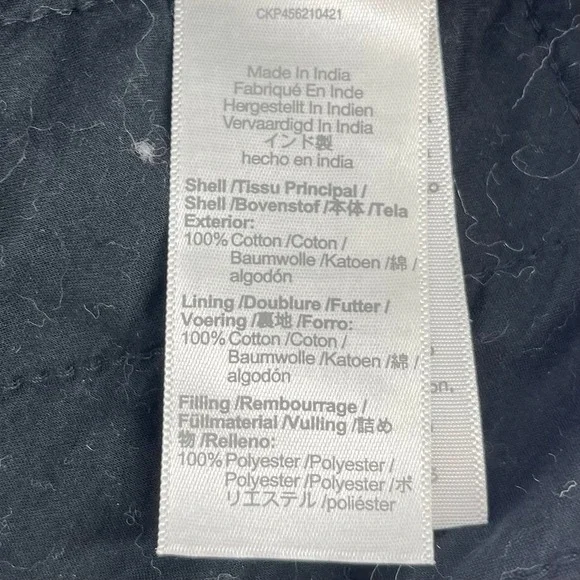 Madewell Quilted Puff-Sleeve Mini Dress in Black Amie Floral (small) - Picture 11 of 12